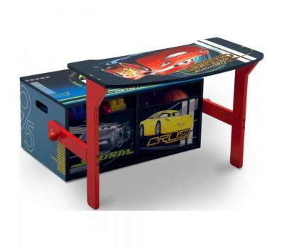 Mobilier 2 In 1 Pentru Depozitare Jucarii Cars Team - Delta Children - Delta Children