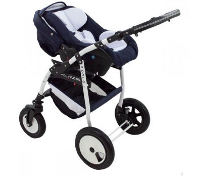 Carucior Copii 3 In 1 Futuro - MyKids - Albastru Inchis-Alb - MyKids