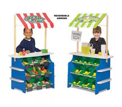 Stand de joaca din lemn Fructe si legume - Melissa and Doug - Melissa and Doug