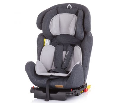 Scaun auto Campo 0-36 kg Denim Granite cu Sistem Isofix - Chipolino - Chipolino