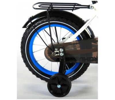 Bicicleta pentru baieti 14 inch partial montata Thombike Alb cu Albastru - Volare - Volare