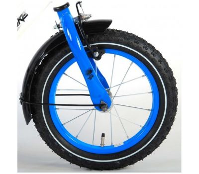 Bicicleta pentru baieti 14 inch partial montata Thombike Alb cu Albastru - Volare - Volare