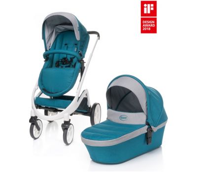 Carucior Cosmo 2 in 1 Dark Turquoise - 4Baby - 4 Baby