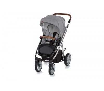 Carucior multifunctional Next Manhattan 2 in 1 (cu cadru negru) Chicago Gray - Espiro - Espiro