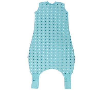 Sac de dormit cu picioruse si talpa antiderapanta Teal Stars 18-24 luni 2.5 Tog - Slumbersac - Slumbersac