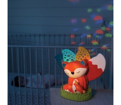 Lampa de veghe muzicala cu proiectii mobile Fox Infantino - Infantino