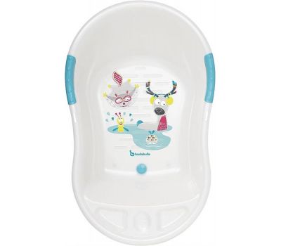 Badabulle - Set cadita ergonomica si suport pentru cadita Fun - White - Badabulle